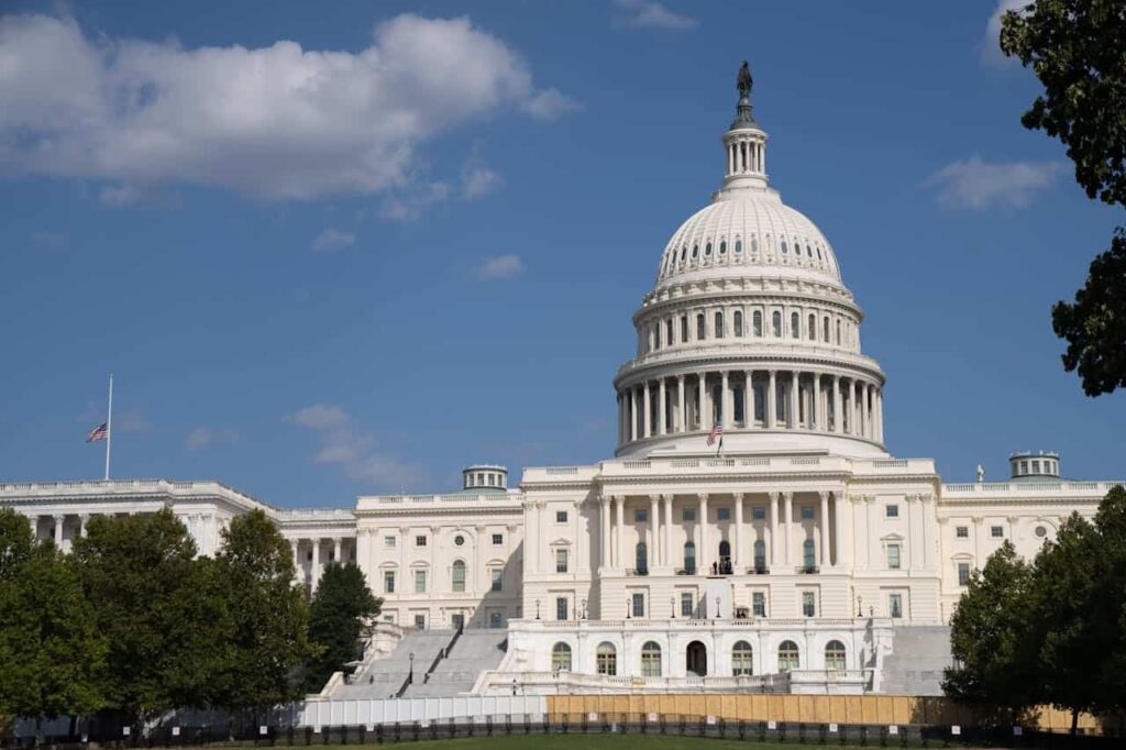 US Capitol building, Washington DC.