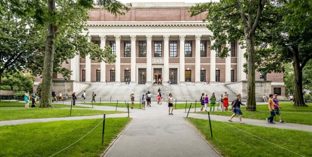 Harvard University campus.