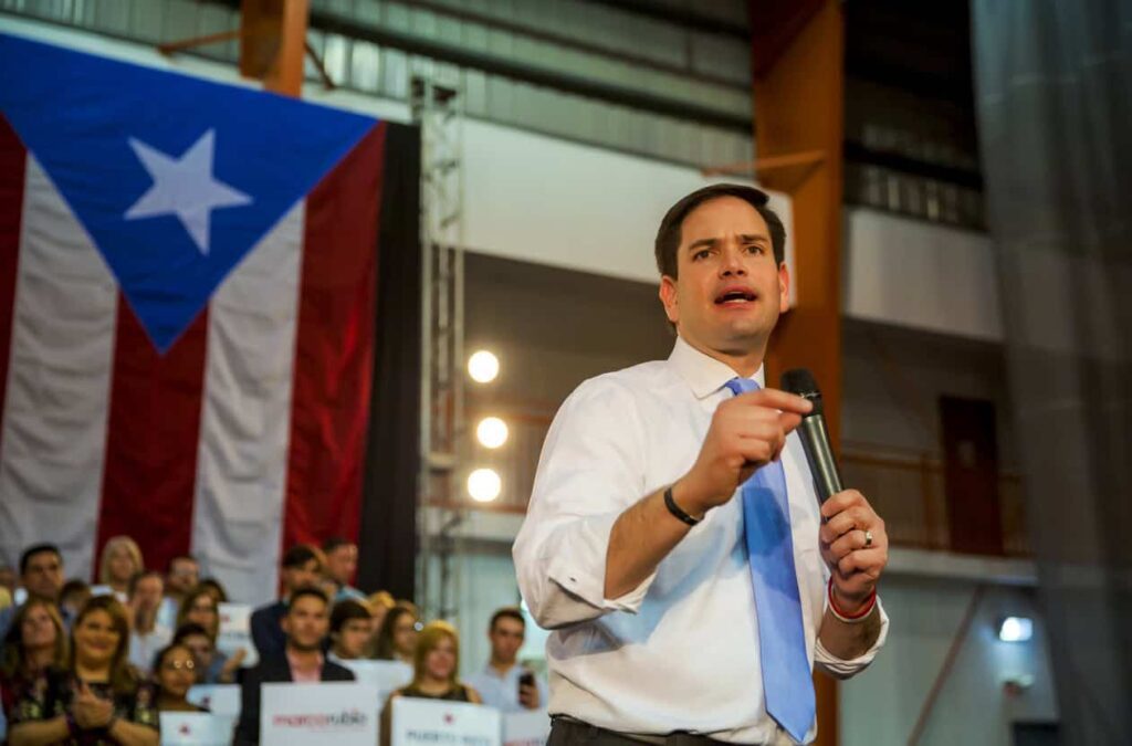US secretary of state Marco Rubio.